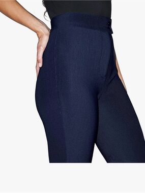 American Apparel Navy High-Waist Riding Pants